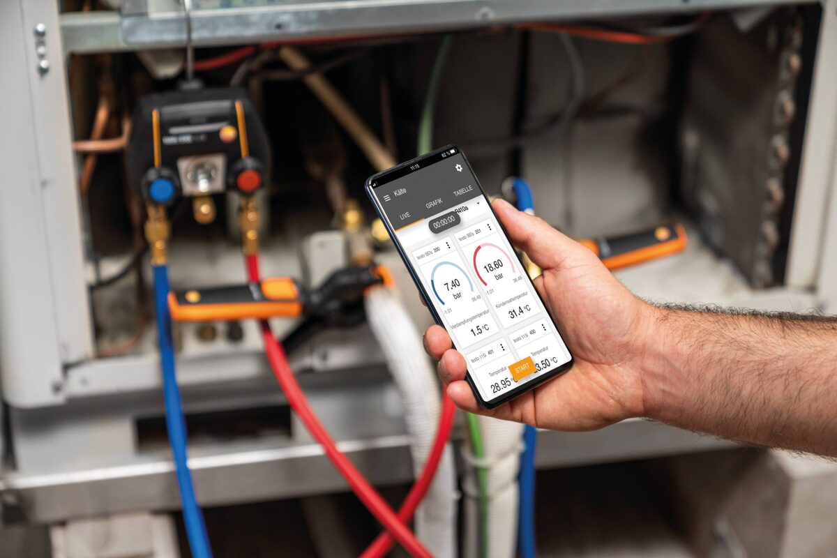 Testo 550i Bluetooth digital manifold 0564 2550 - Best Gauges