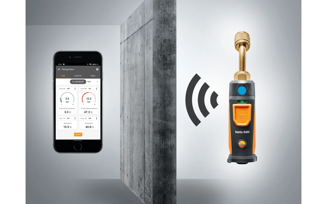 Testo 549i Bluetooth pressure probe 0560 2549 02 - Best Gauges