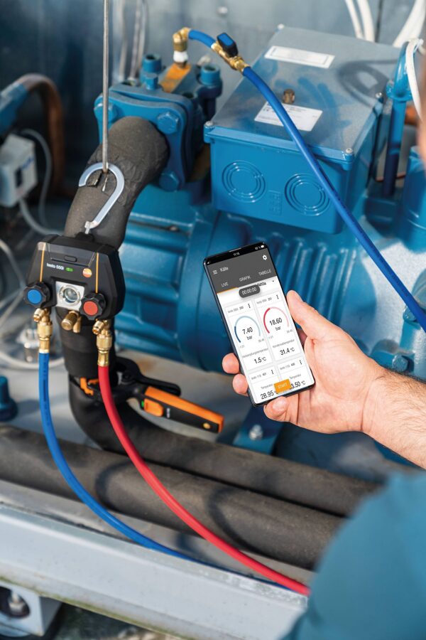 Testo 550i Bluetooth digital manifold 0564 2550 - Best Gauges