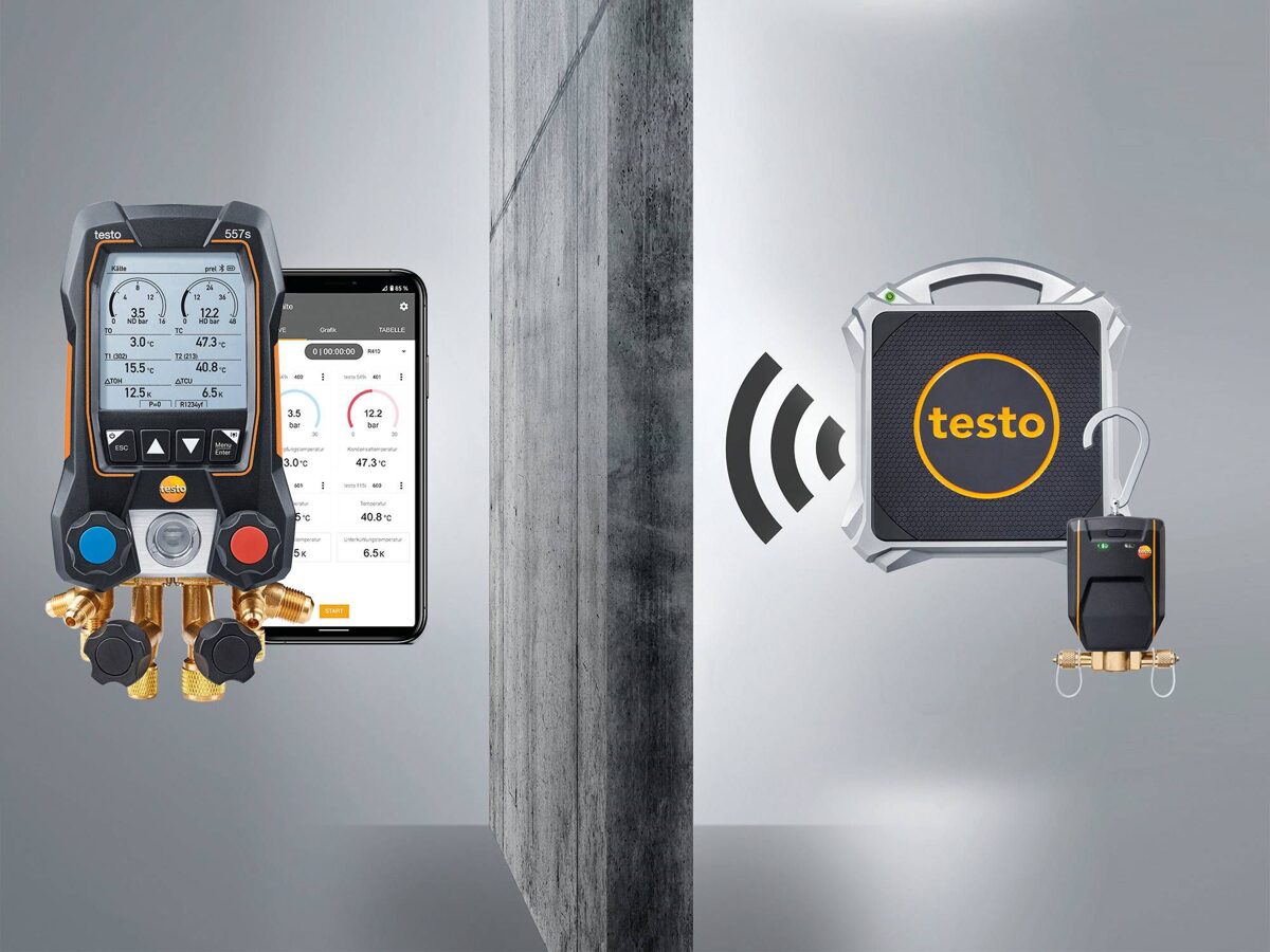 Testo 560i Bluetooth digital refrigerant scale with intelligent valve 0564 2560 - Best Gauges